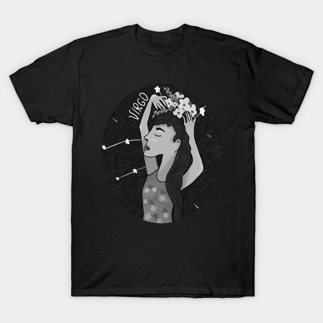 Virgo girl 2 T-Shirt by Antiope